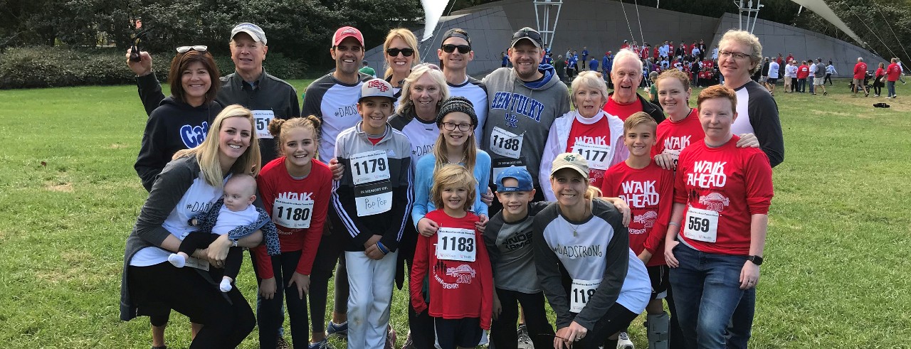 Group at Walk Ahead for a Brain Tumor Cure