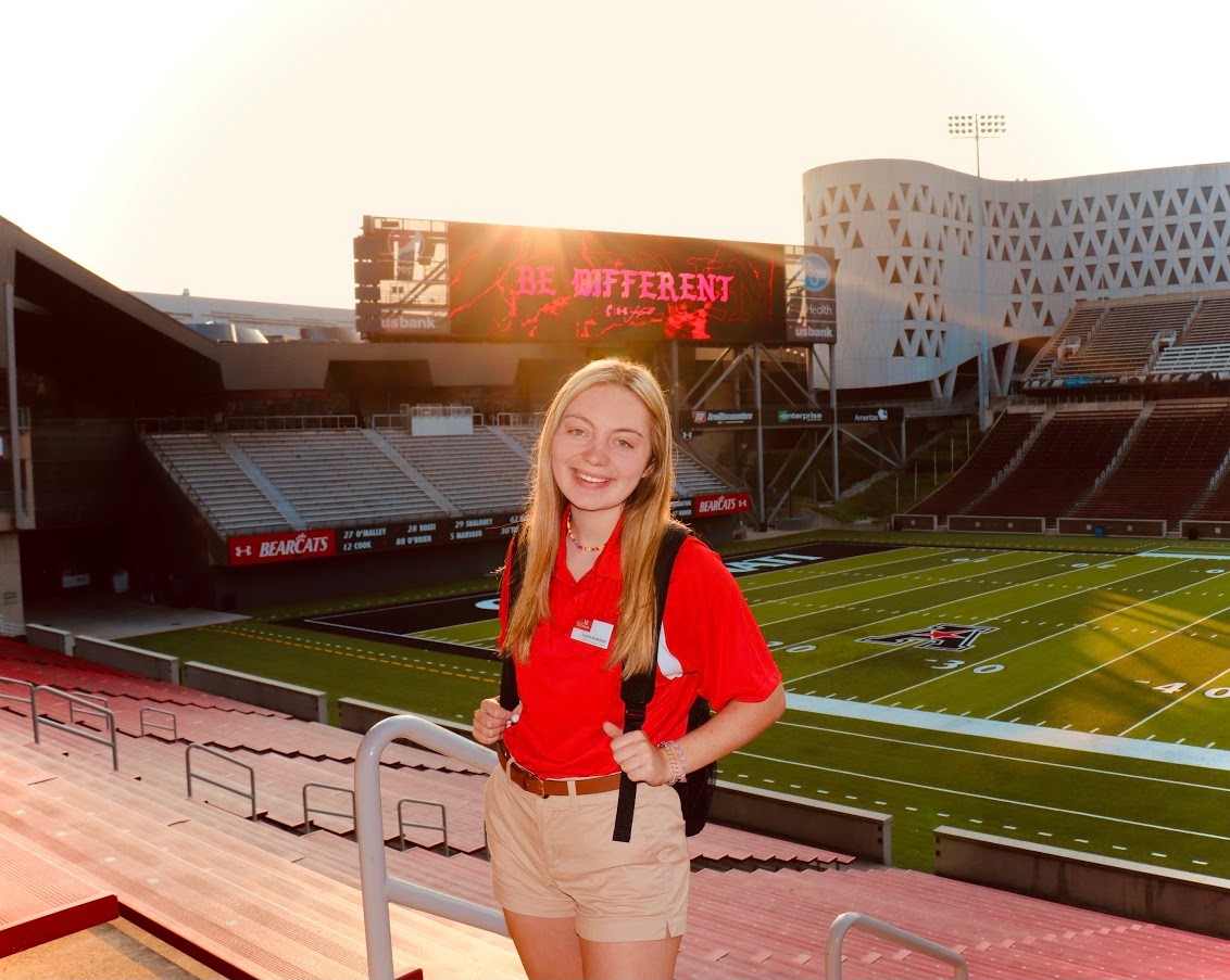 Lauren Bradstreet by Nippert Stadium