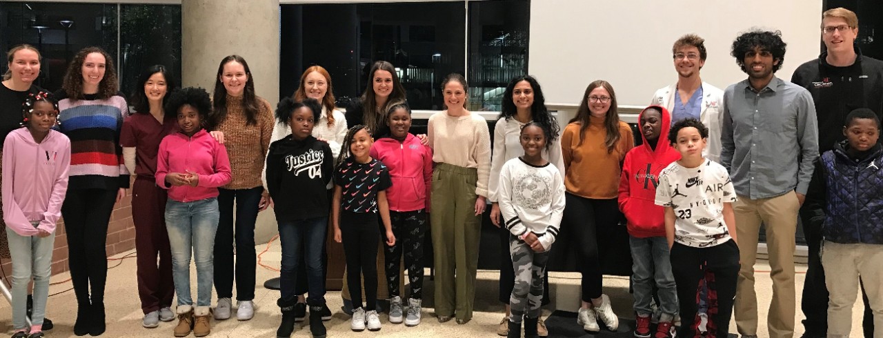 medical students and their mentees