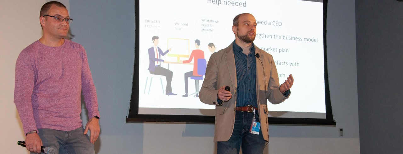 UC Venture Lab pitch presentation