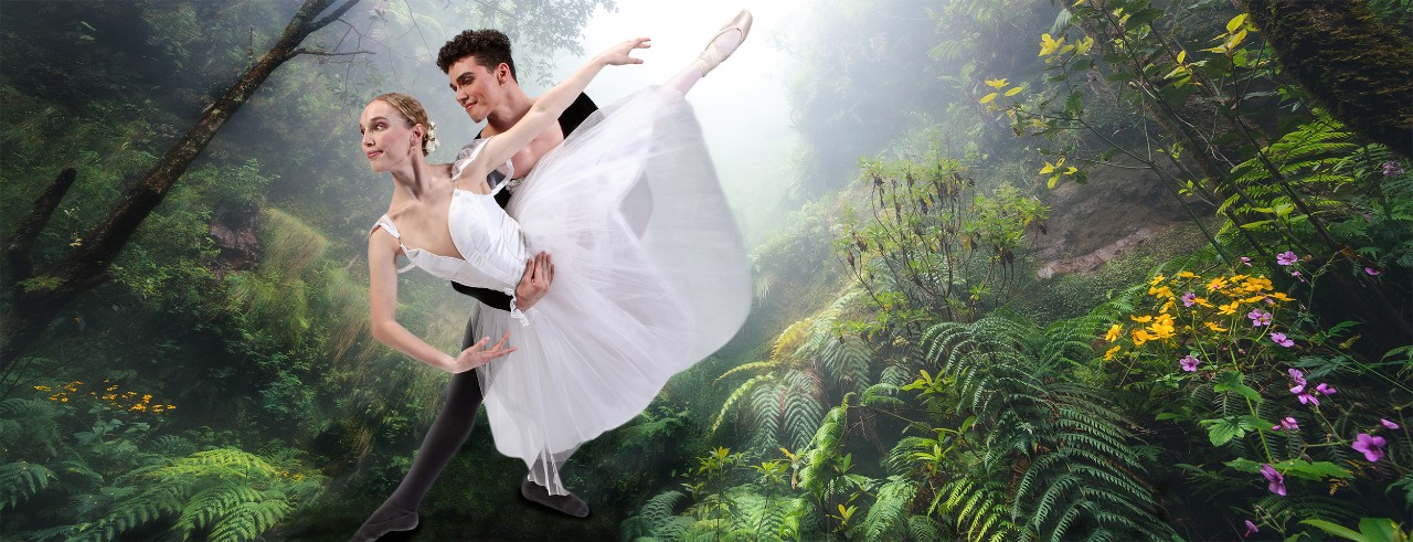 A promo graphic of a Dance production
