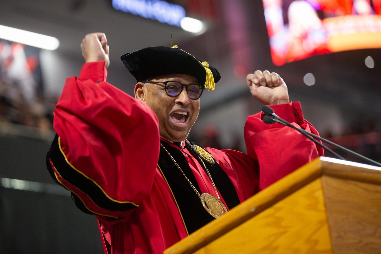 University of Cincinnati celebrates its Fall 2023 Commencement Ceremony.
