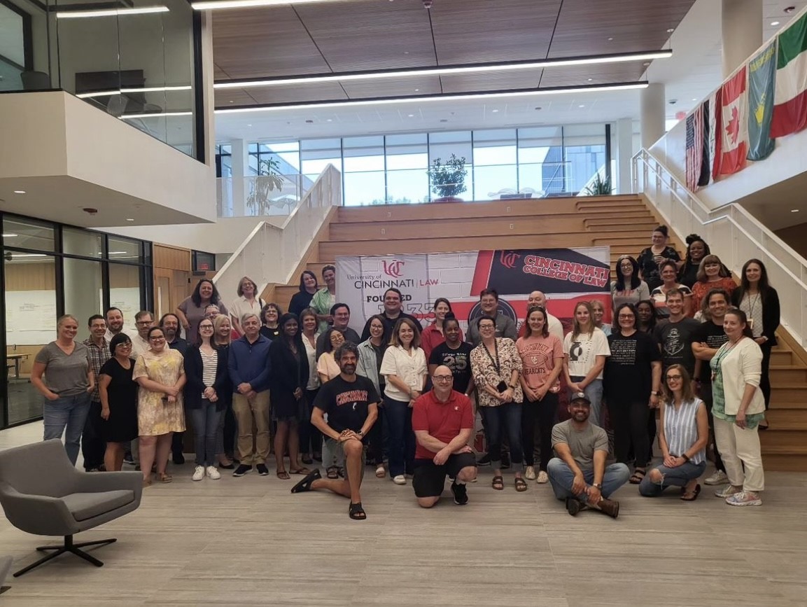 UC Law faculty and staff at retreat