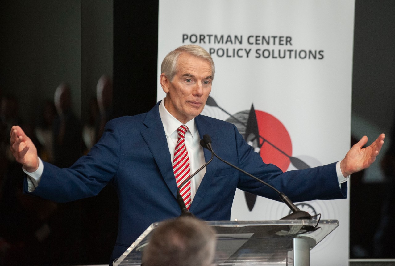 Rob Portman at the Center