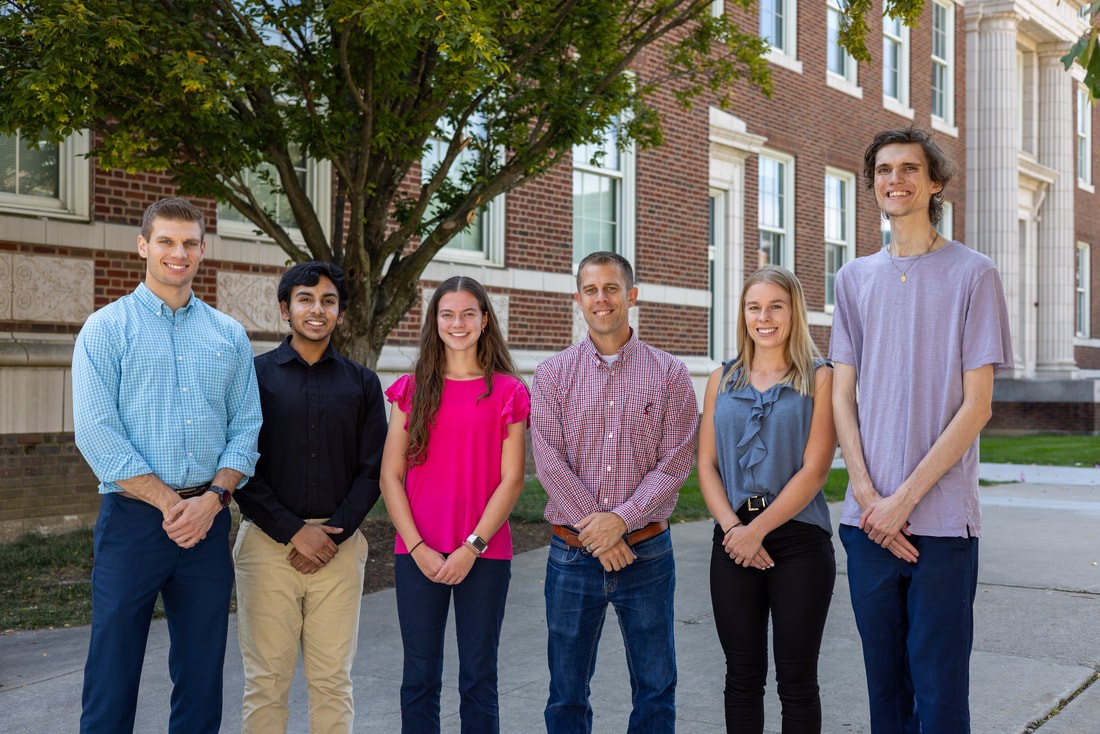 Greg Harris and his fall 2023 research team