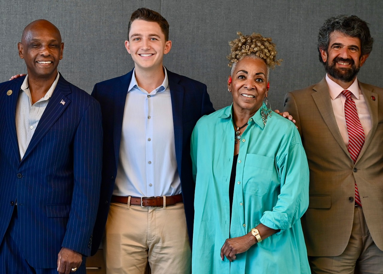 W/ State Rep. Thomas, State Sen. Ingram, and Dean Hamoudi in recognition of OIP's 20 years of service.