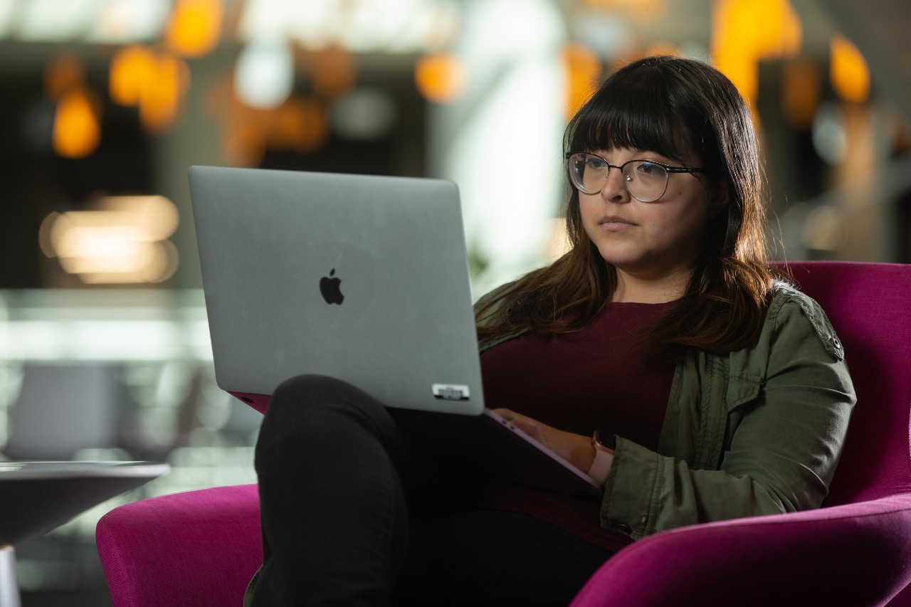 CEAS Computer Science major Yulia Martinez co-ops at 84.51.