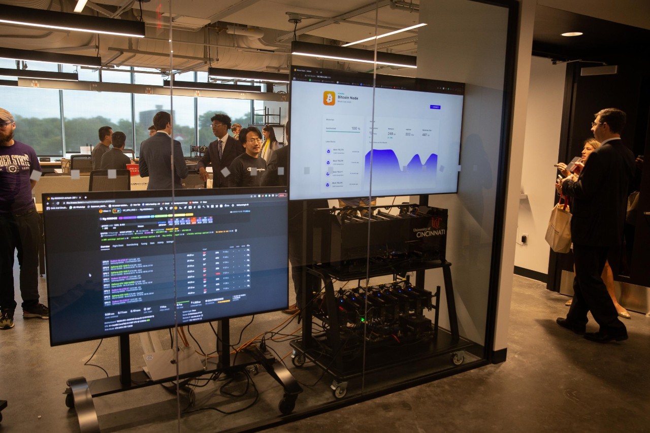 Grand Opening Ceremony of the Digital Futures building at the University of Cincinnati.