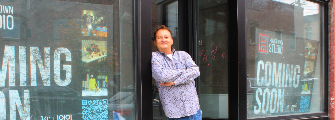 Steve Doehler outside the new ADAAPT space