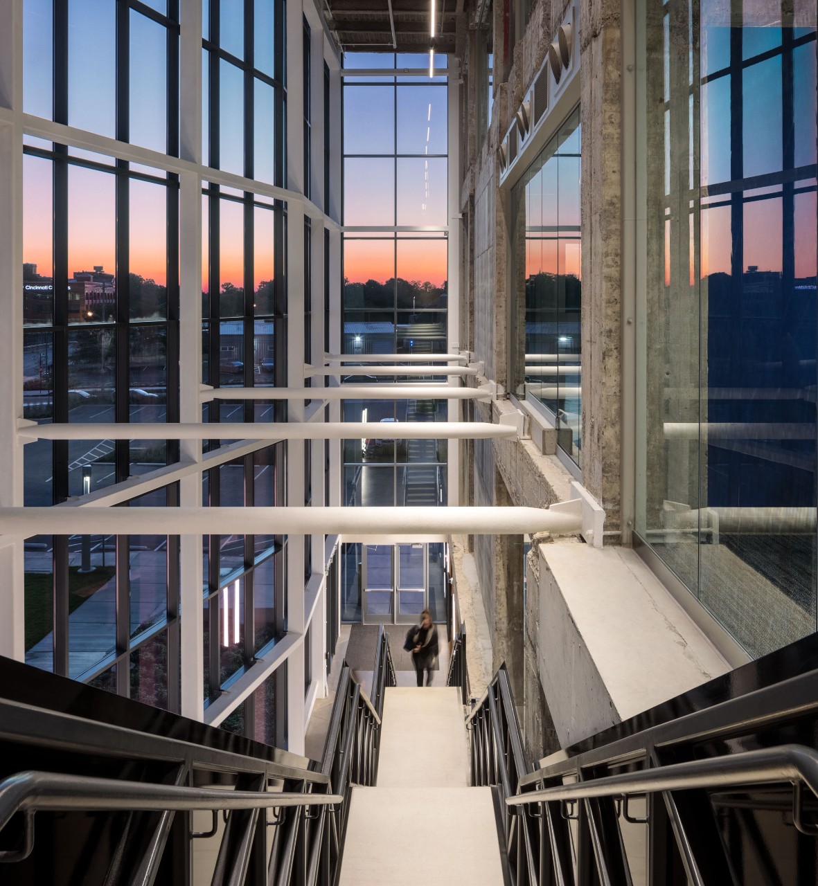 Downstairs view at the University of Cincinnati's 1819 Innovation Hub