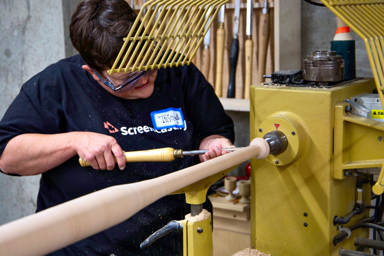 Teacher training at the 1819 makerspace during Makers in Education