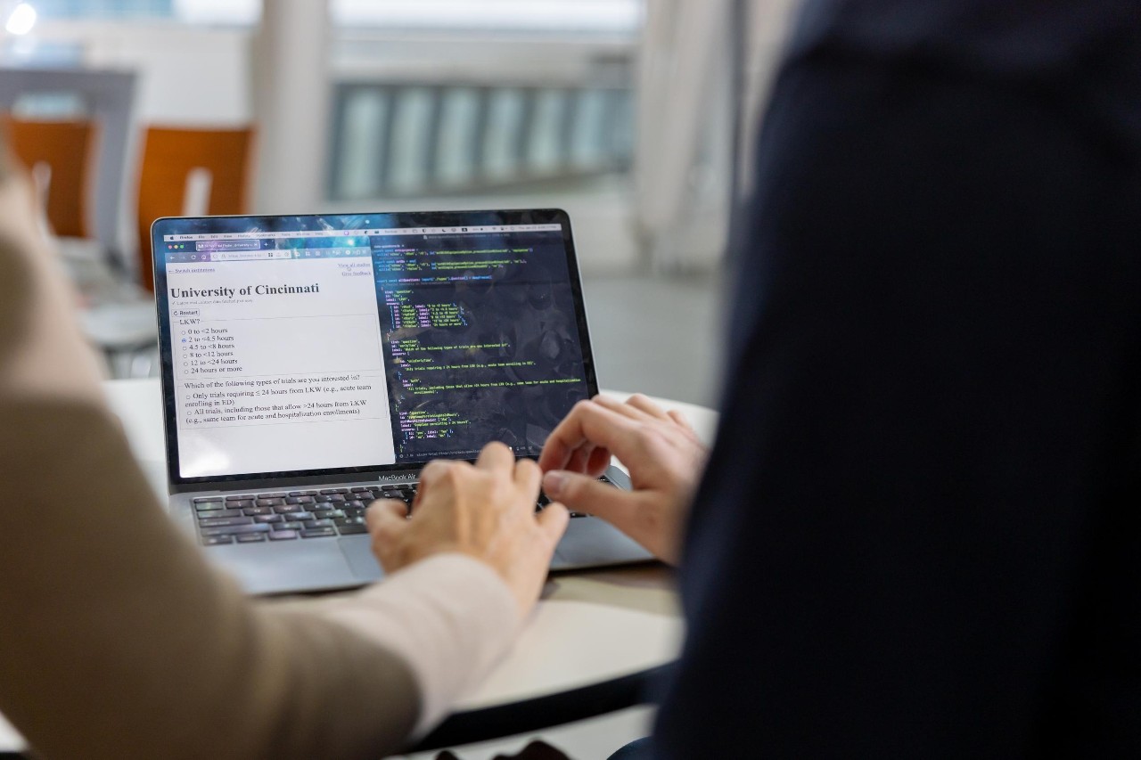 Dr. Pooja Khatri and her son Ajai worked together to develop an app for doctors to use to see what clinical trials their patients are eligible for. 