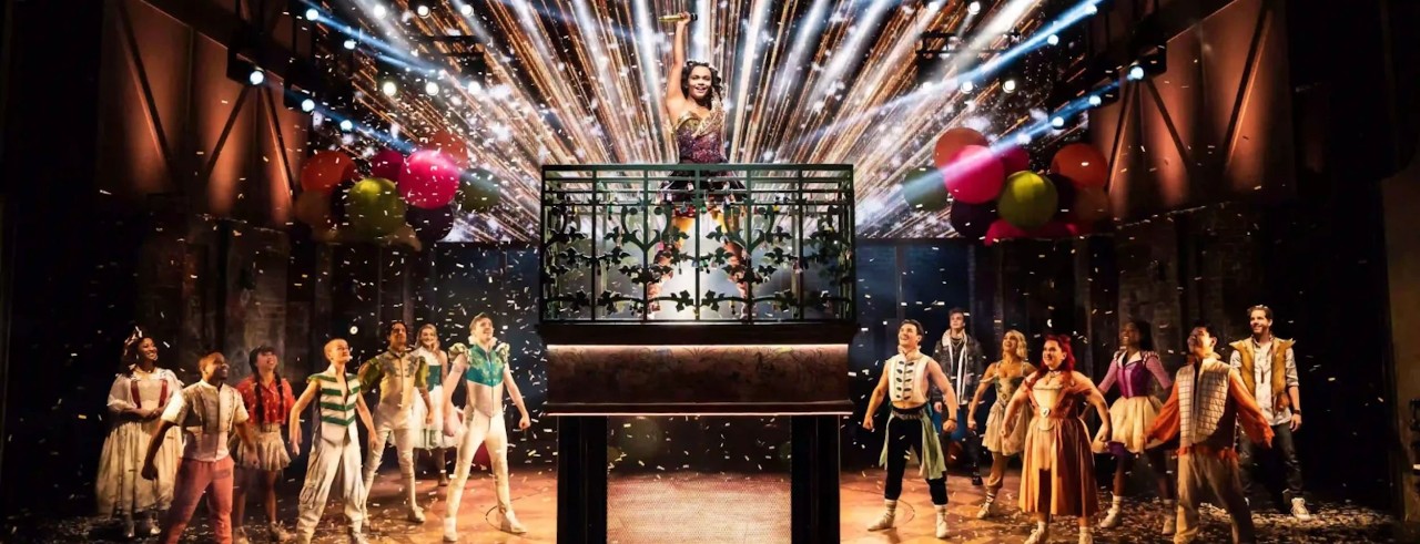 A production image from "& Juliet" on Broadway