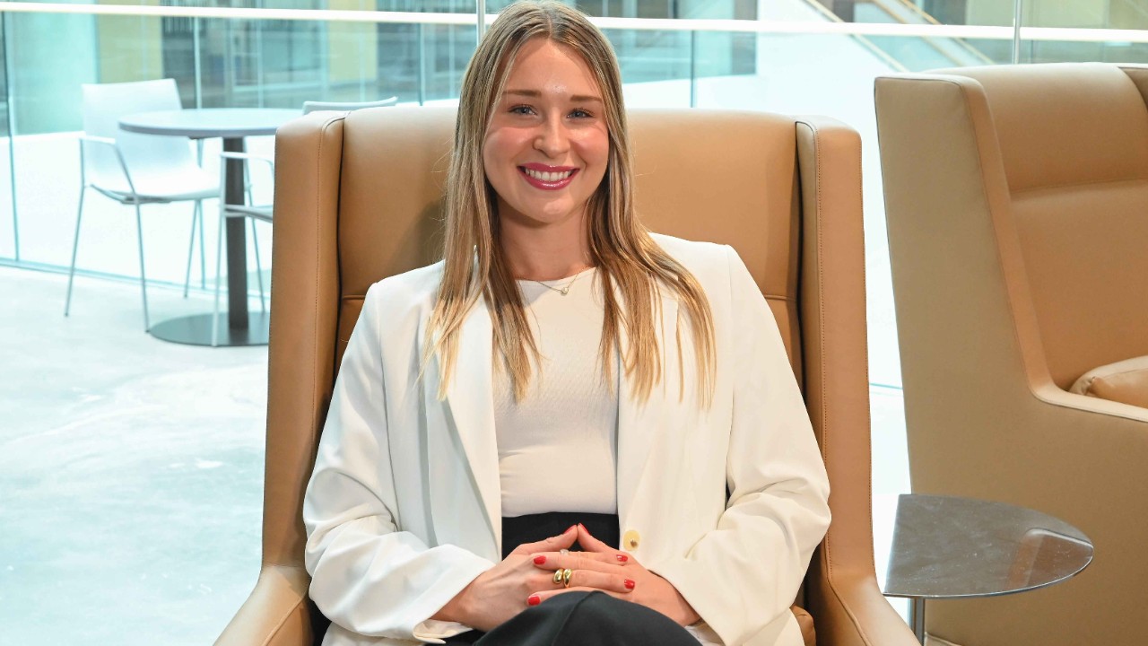 Lindner master's student Jessica Davis