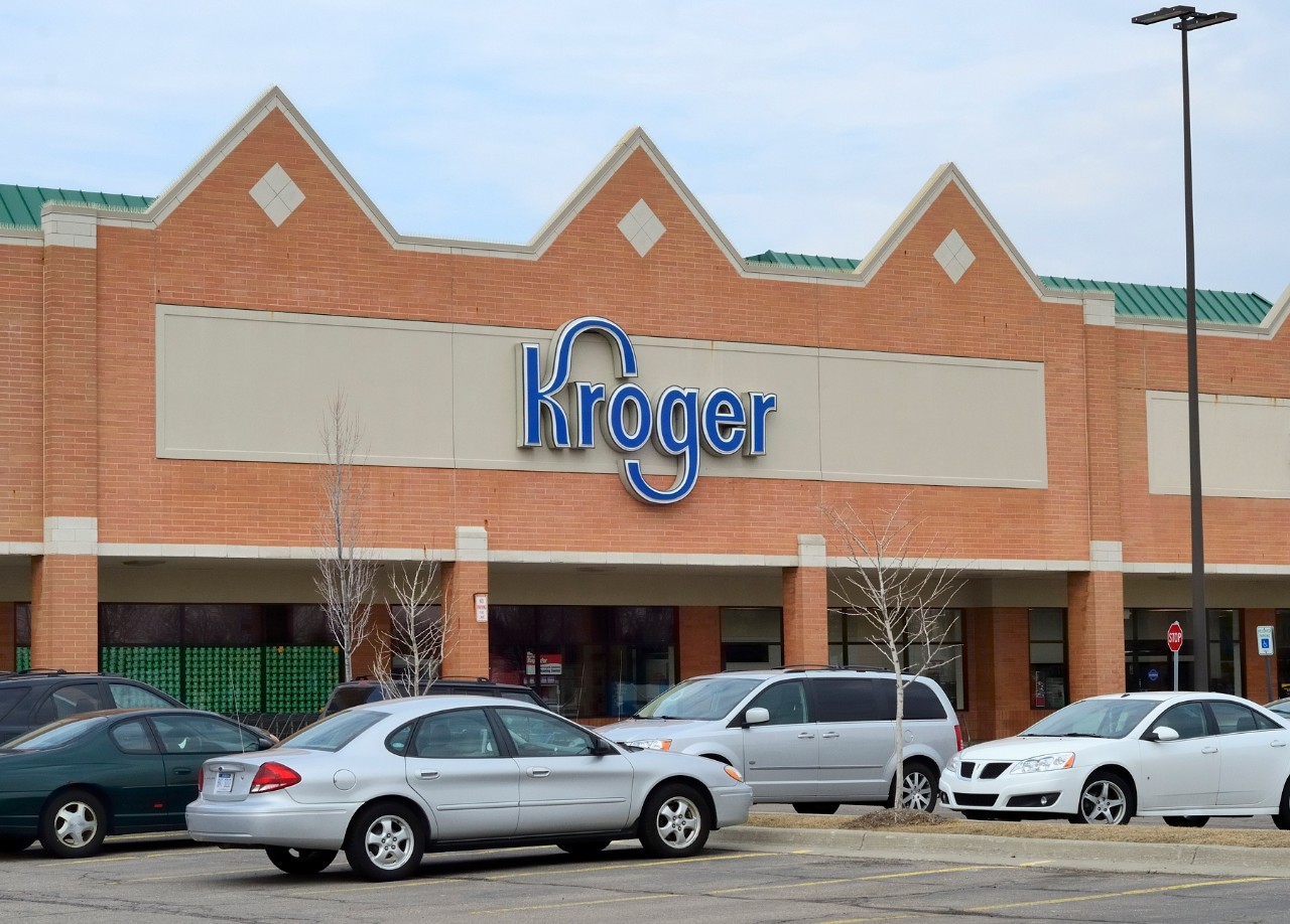 Kroger storefront.