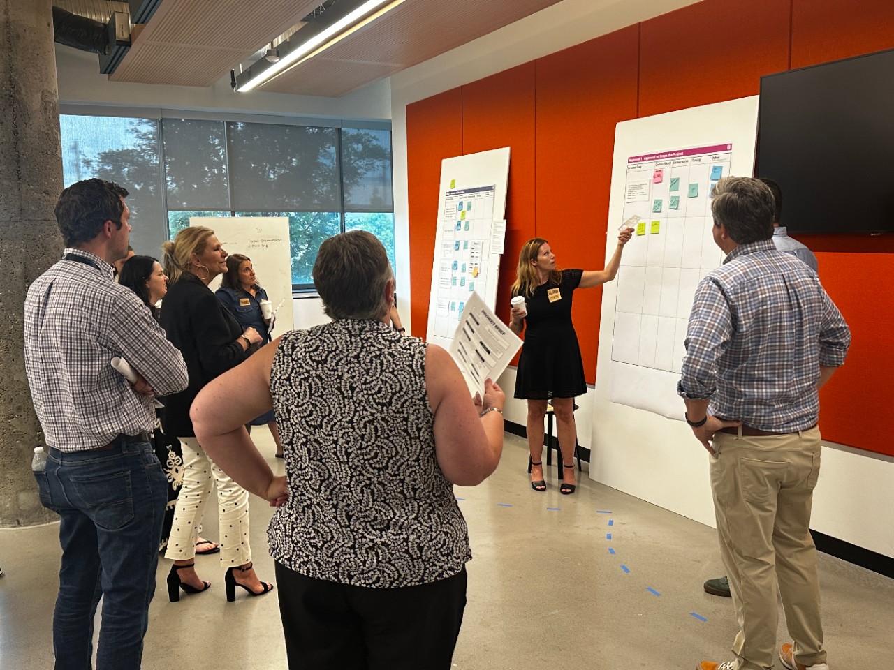 Kao team members during a Learning Lab session