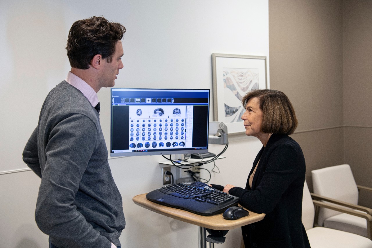 Clinic photos from Memory Disorders Center as part of the vision/fundraising for Neuroscience.  Rhonna S. Shatz, DO, and Russell P. Sawyer, MD.