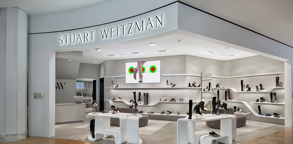 exterior of Stuart Weitzman store