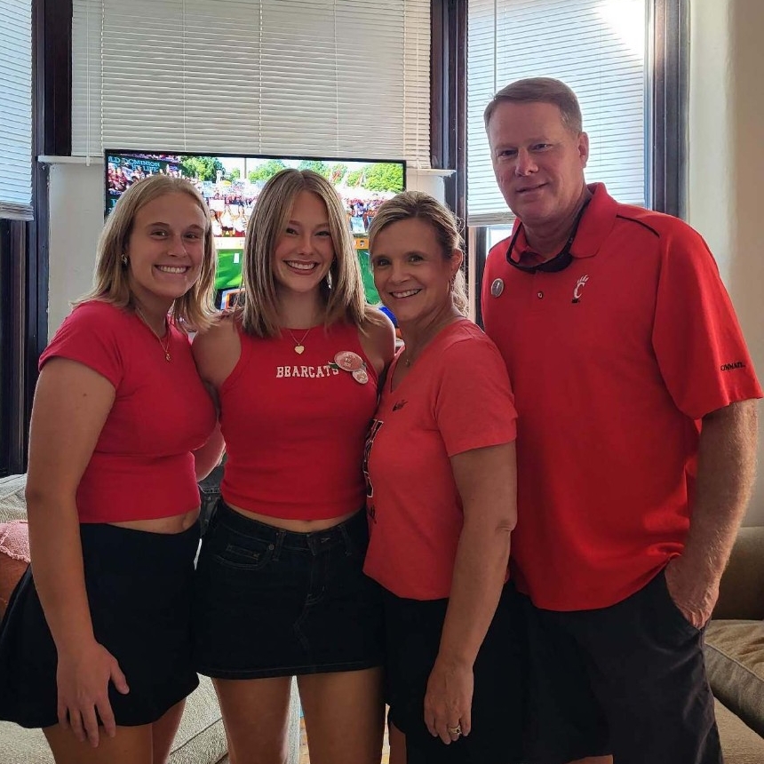 Ella Davis and her family