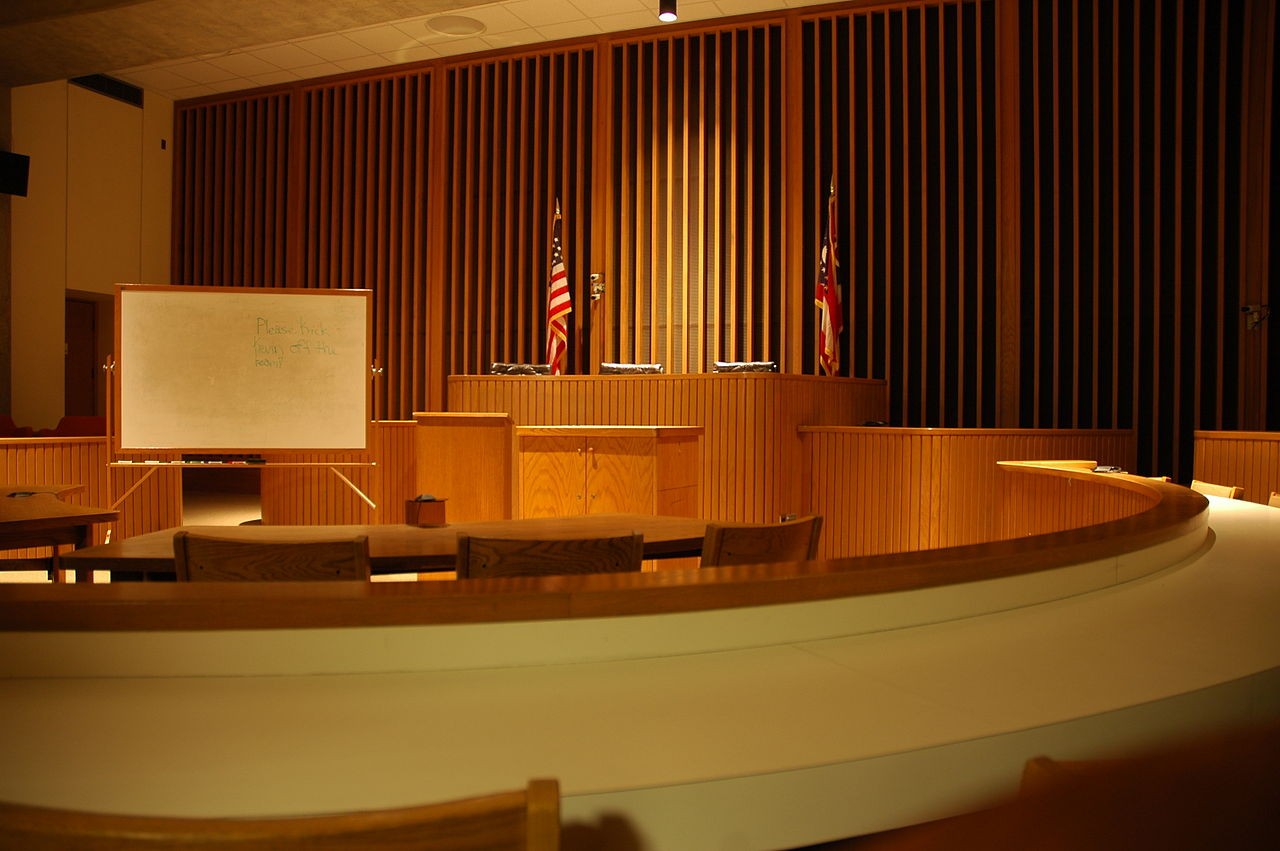 UC College of Law trial court room
