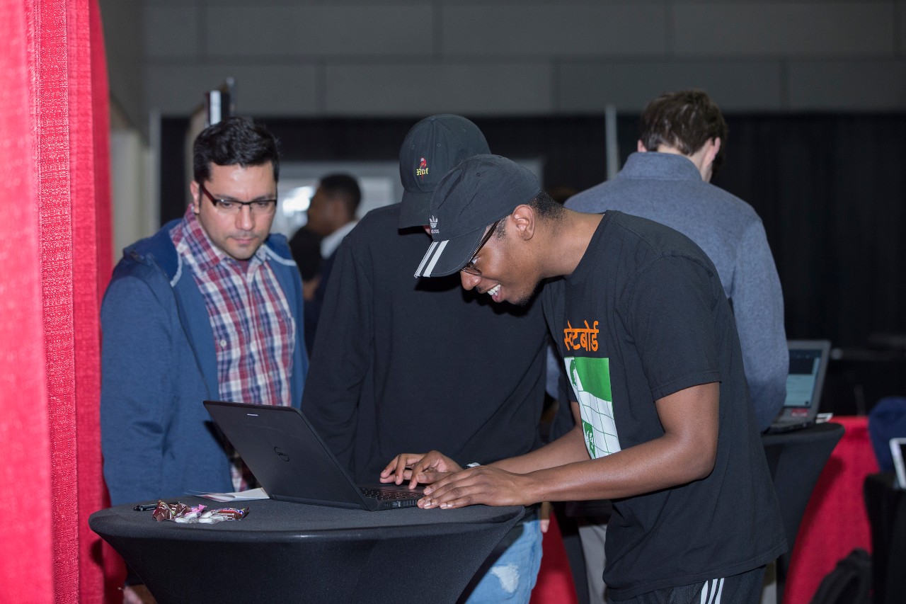 UC Information Technology students showcased their projects during the 2019 IT Expo at the Recreation Center. UC/ Joseph Fuqua II