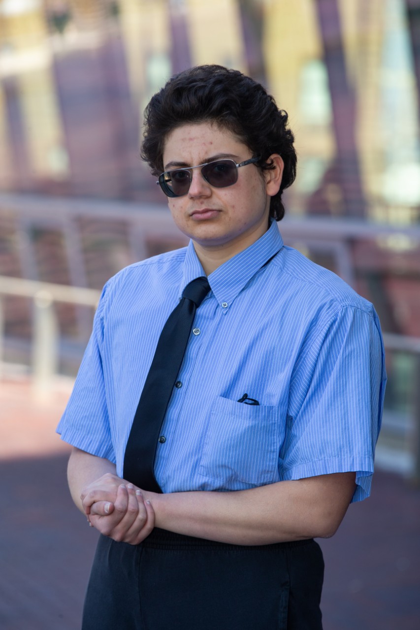 College of Medicine students Malia Schram, Connie Chen, Emery Lu, and Al Lutwak.