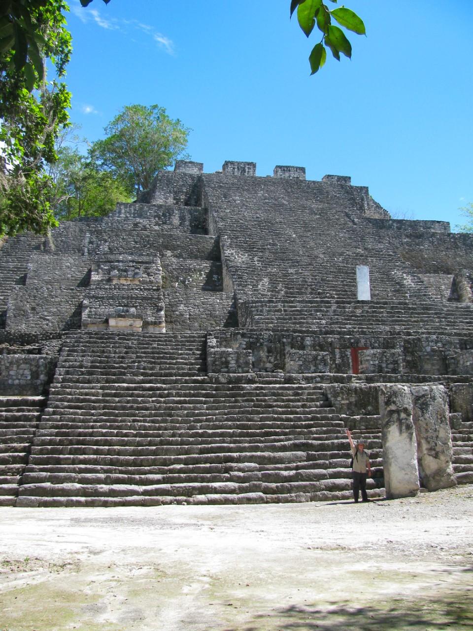 A temple at Calakmul.