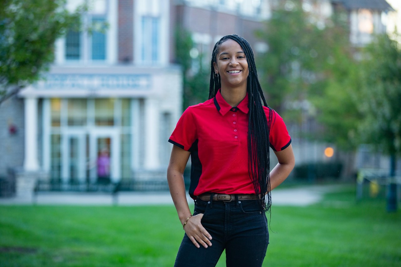 Karrington Rainey, A&S and 1st Generation student