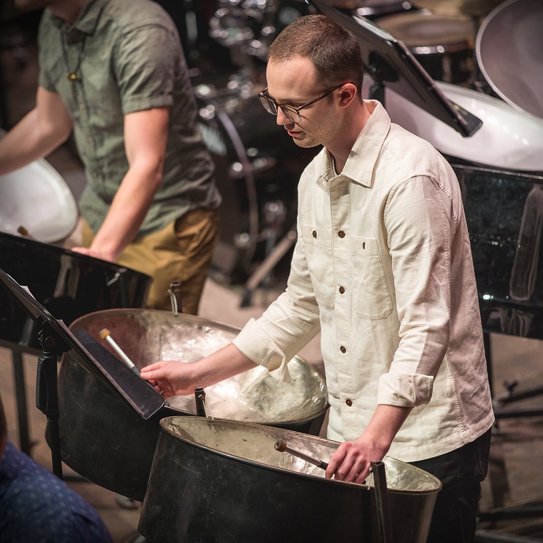 CCM's annual Moveable Feast, steel drum performance