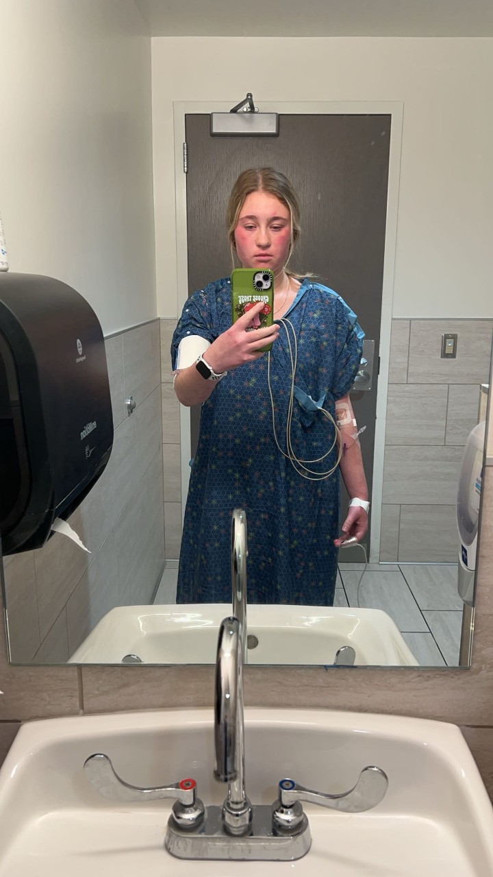 A new normal for Amelia Wares as a lifelong patient. Photo/Amelia Wares.