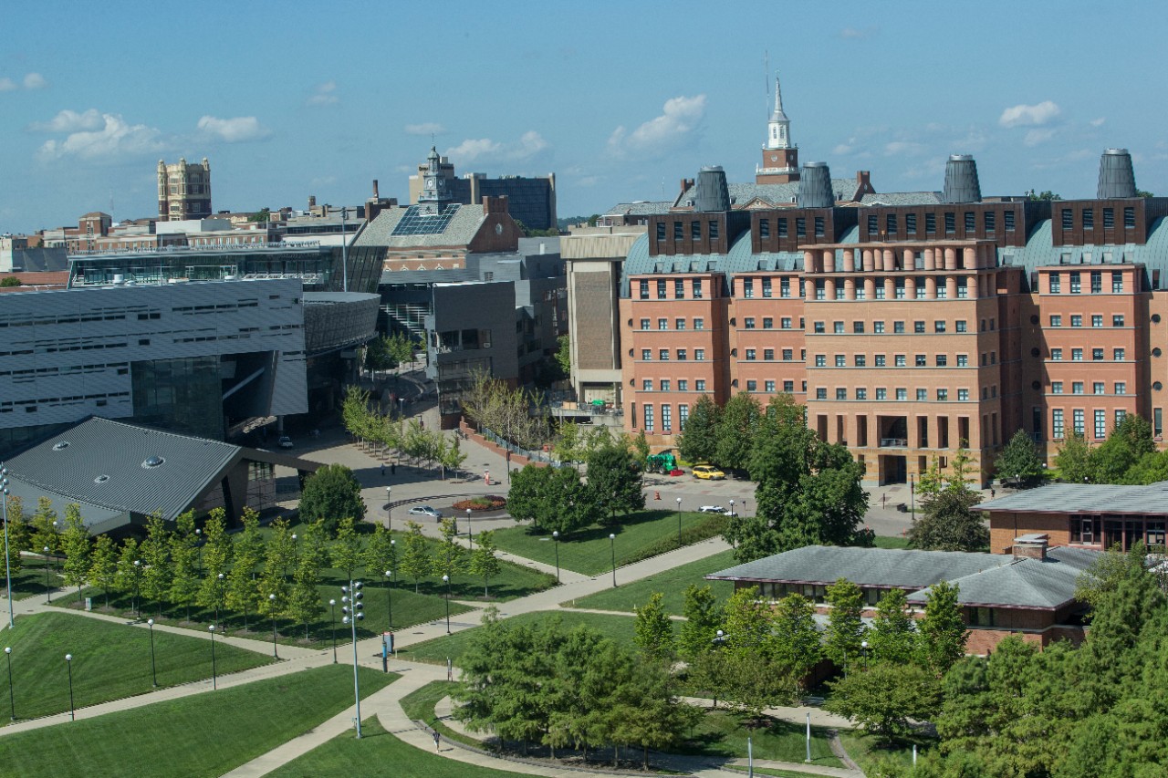 Engineering Research Center (ERC), MainStreet
The view of campus from Pranita Dhungana's dorm in Morgen's Hall