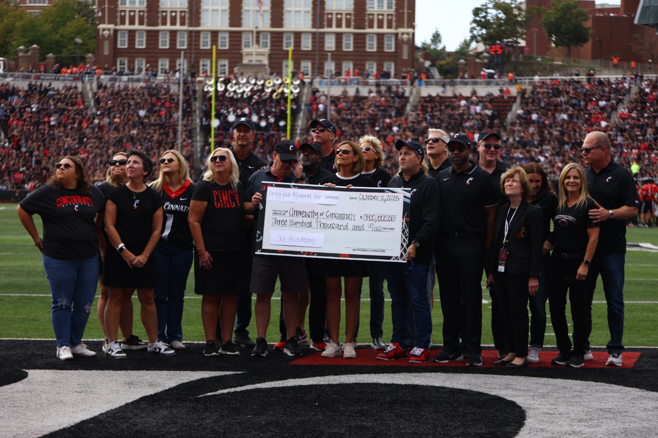 Bearcats, Cincinnati Bearcats, University of Cincinnati, Univ of CIn, UC, BIG12, NCAA, photo by Bisetsa Bienvenu, Bisetsa Bienvenu photo, NCAA football, college football, football
during the BearcatsÕ game against the UCF Knights on Saturday, October 11, 2025 at Nippert Stadium in Cincinnati, OH / UC Communications photo by Bisetsa Bienvenu
during the Bearcats  game against the UCF Knights on Saturday, October 11, 2025 at Nippert Stadium in Cincinnati, OH / UC Communications photo by Bisetsa Bienvenu