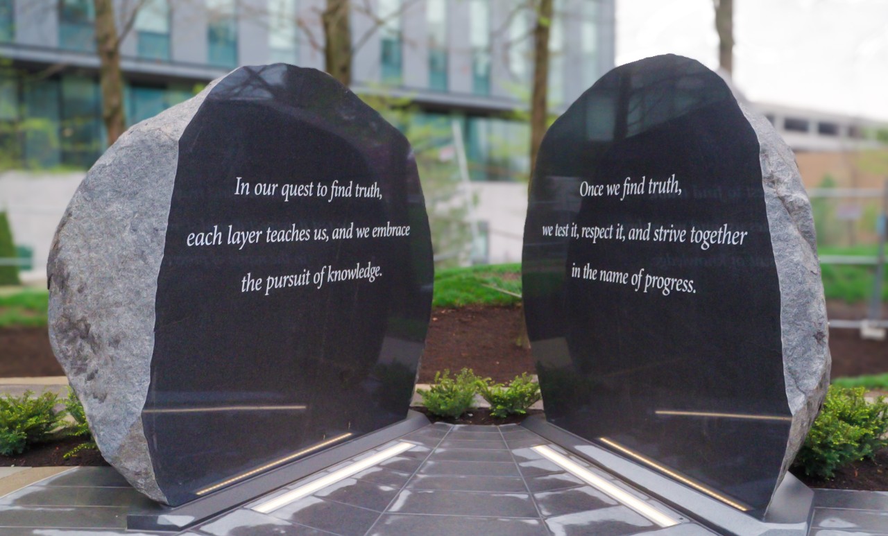 Rock of Truth on UC's campus