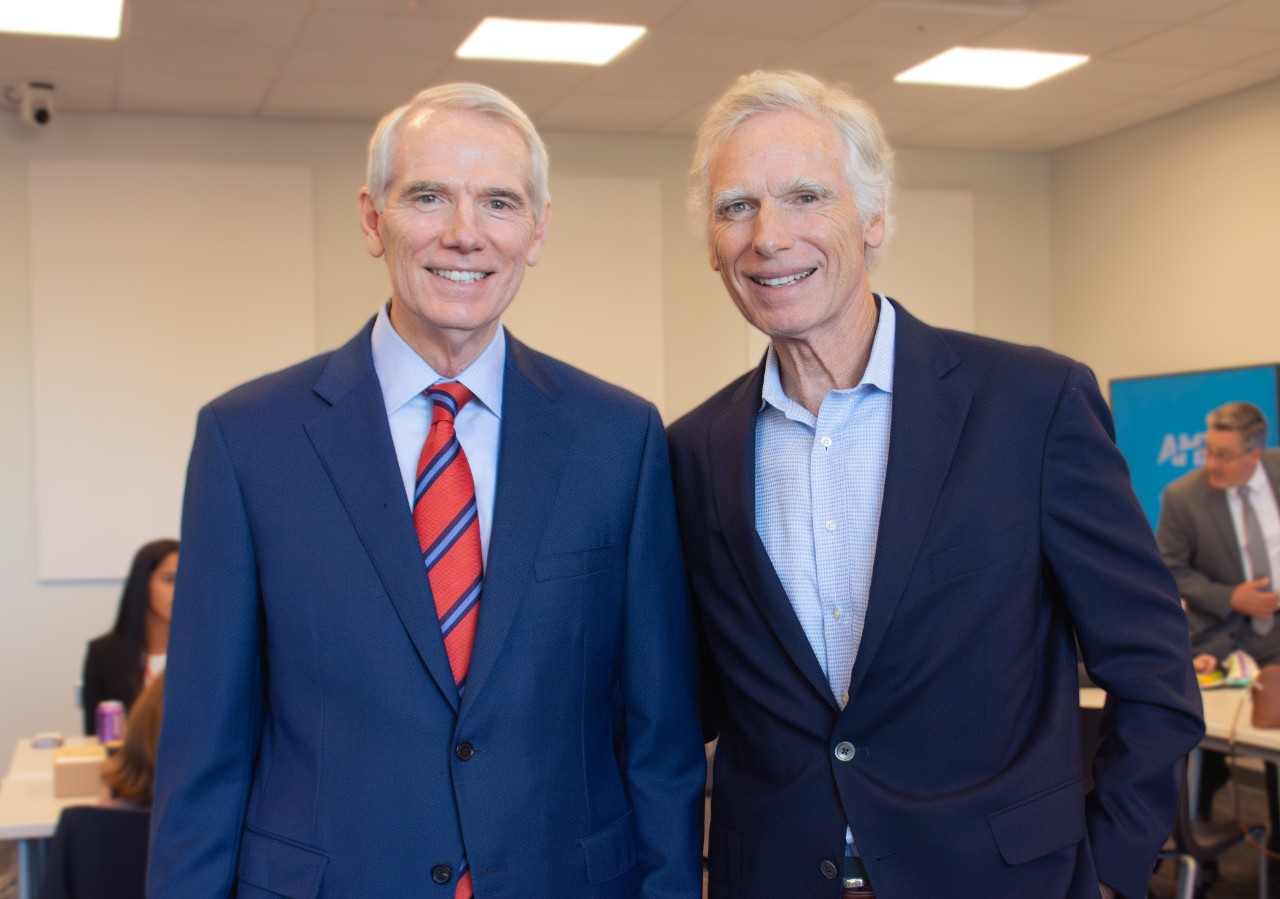 Senator Rob Portman and Wym Portman