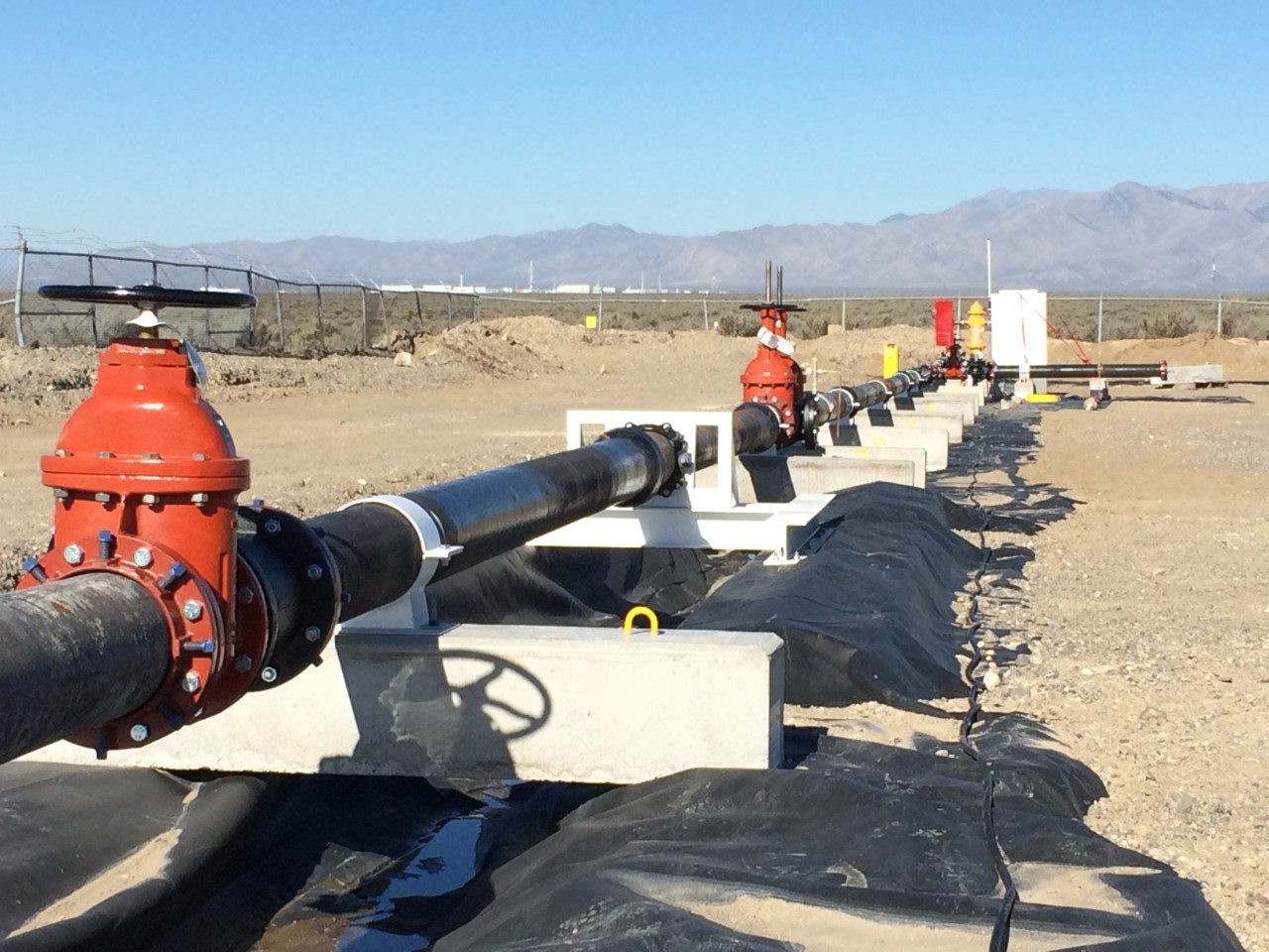 fire hydrant simulation at Water Research Test Bed